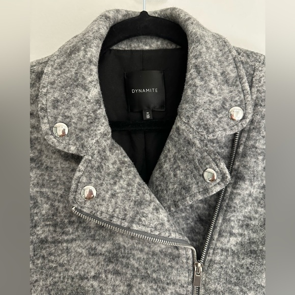 Cropped grey dynamite jacket - Picture 4 of 5